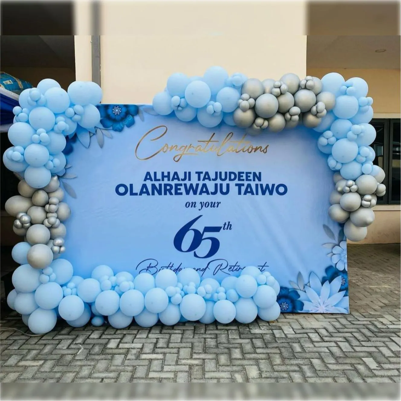 High best top quality customized branded custom premium 66 years birthday event banner design and printing
                                                            in Lagos, Abuja, Nigeria, Africa.