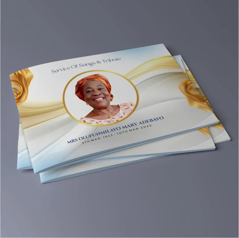 burial program of event funeral brochure service of songs pamphlet design and printing Funeral program of event burial brochure pamphlet design and printing in lagos nigeria.