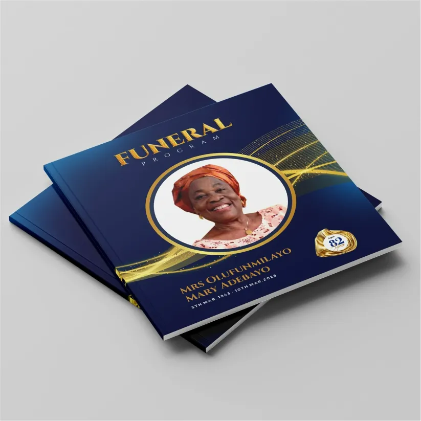 high quality square Funeral brochure square burial program service of songs pamphlet design and printing in lagos nigeria best quality square Funeral brochure square burial program service of songs pamphlet design and printing in lagos nigeria.