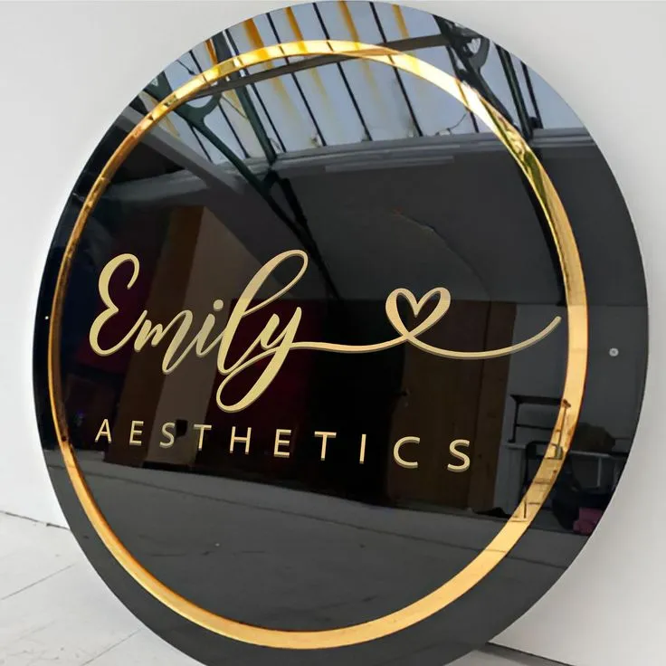 Best high top quality customized branded custom corporate company indoor acrylic circle led signage design and printing in Lagos,
                                                            Abuja, Nigeria, Africa.