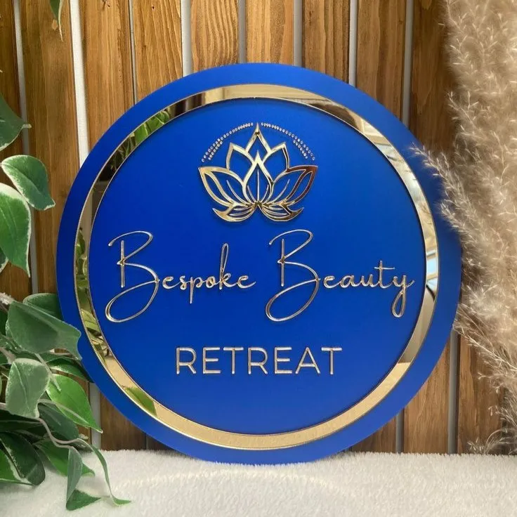 Customized high best quality top branded custom company office corporate indoor acrylic circle led signage design and printing in Lagos, Abuja, Nigeria, Africa.