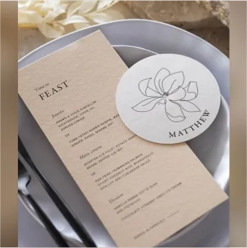 Customized high top quality custom branded promotional retractable fashionable luxury event menu card design and printing in Lagos, Abuja, Nigeria, Africa