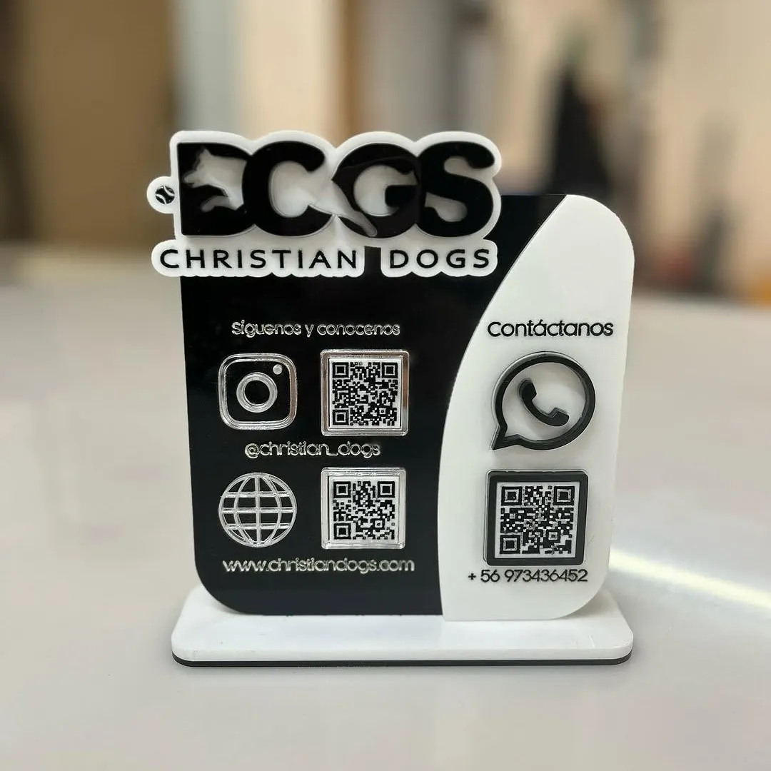 Customized high best quality top branded custom company office corporate acrylic business table top social media signage design and printing in Lagos, Abuja, Nigeria, Africa.