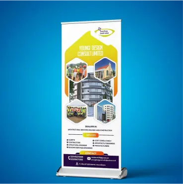 best high top quality custom branded customized office promotional retractable corporate roll up banner design and printing in Lagos, Abuja, Nigeria, Africa.
