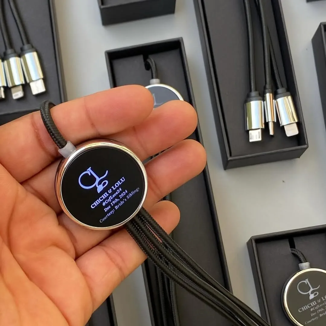 high quality custom wedding logo branded multicharging cable souvenir gift items multicharging cable high quality custom wedding logo branded multicharging cable souvenir gift items multicharging cable printing in lagos nigeria