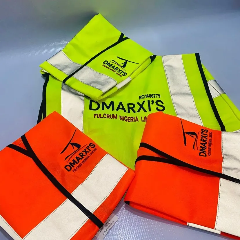 best quality safety jacket work vest construction safety jacket design & printing in lagos nigeria