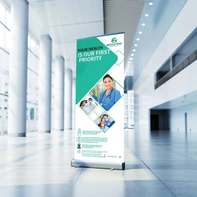 Customized high top quality custom branded promotional retractable fashionable outdoor advert business roll up banner design and printing in Lagos, Abuja, Nigeria, Africa