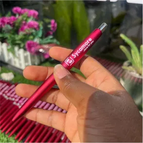 Customized high best quality top branded custom retractable luxury fashionable company promotional pen design and printing in Lagos, Abuja, Nigeria, Africa.