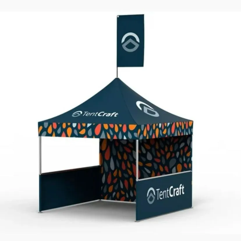 Customized high best quality top branded custom retractable luxury fashionable company promotional gazebo tent design and printing in Lagos, Abuja, Nigeria, Africa.