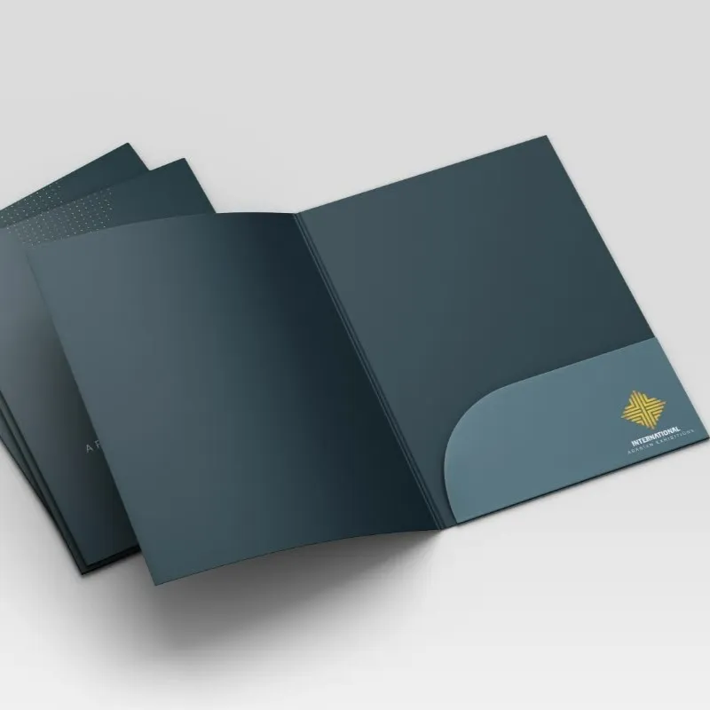 High top best quality customized branded custom office file presentation folder design and printing in Lagos, Abuja, Nigeria, Africa.