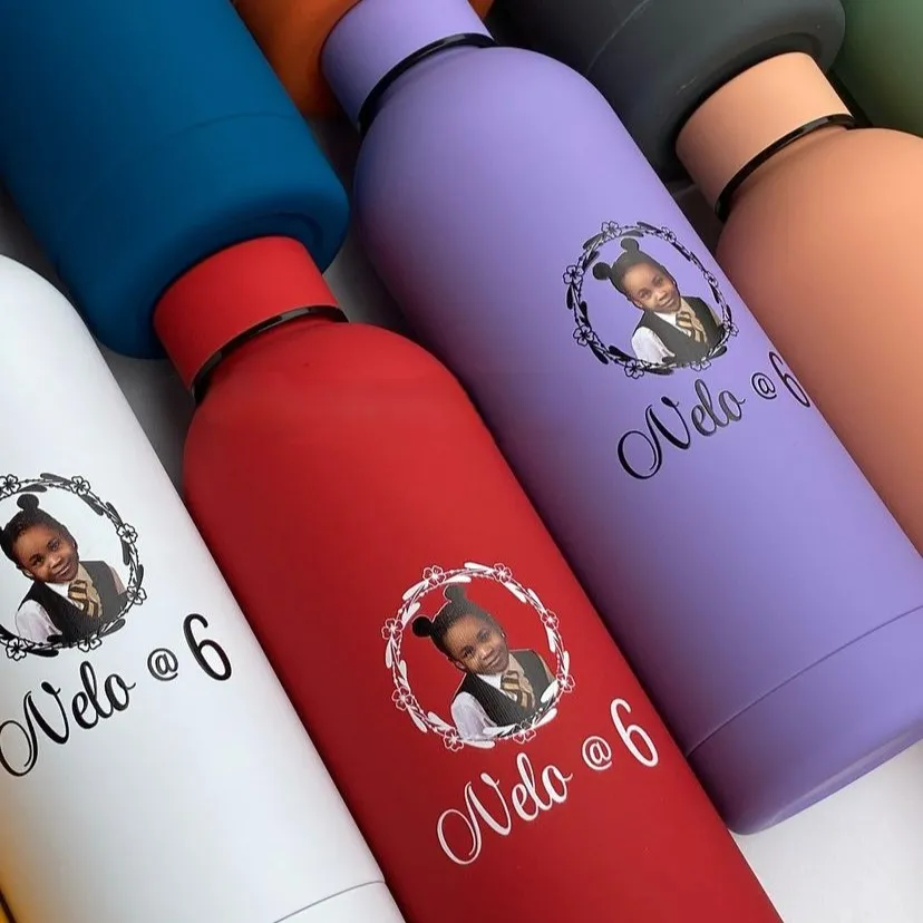 customized birthday water bottle water flask birthday gift souvenir printing in lagos nigeria