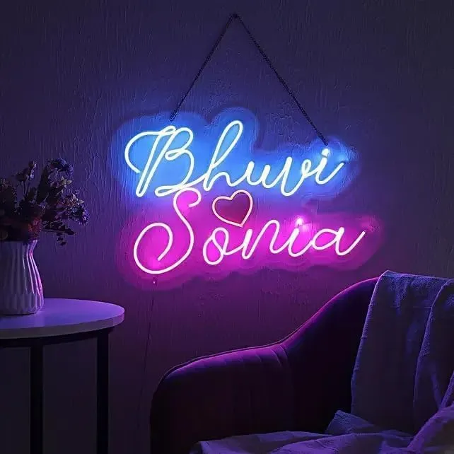 Customized branded best high top quality custom standard acrylic logo name neon signage design and printing in Lagos, Abuja, Nigeria, Africa.