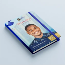 Best high top quality customized branded fashionable retractable graduation/convocation jotter notepad design and printing in Lagos, Abuja, Nigeria, Africa.