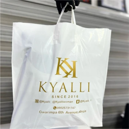 Best high top quality customized branded fashionable retractable luxury premium fancy loop nylon bag design and printing in Lagos, Abuja, Nigeria, Africa.
