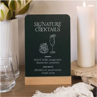 Customized branded best high top quality custom luxury premium corporate personalized event menu card design and printing in Lagos, Abuja, Nigeria, Africa.