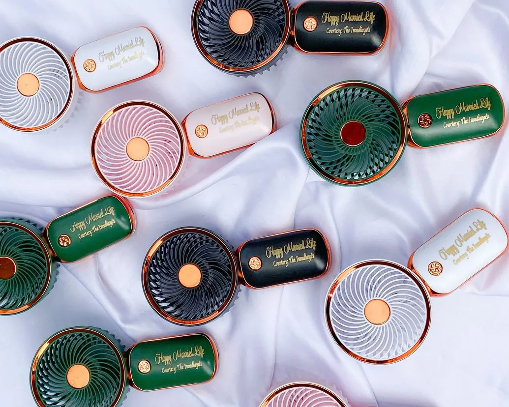 custom personalized mini rechargeable handfan
