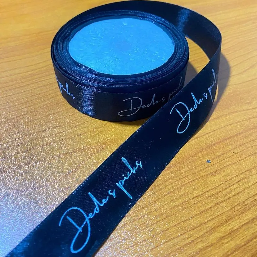 Customized branded best high top quality custom satin ribbon design and printing in Lagos, Abuja, Nigeria, Africa.