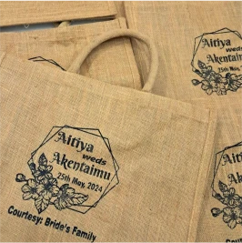 best high top quality custom branded customized retractable fashionable luxury premium corporate wedding jute bag souvenir gift item design and printing in Lagos, Abuja, Nigeria, Africa.