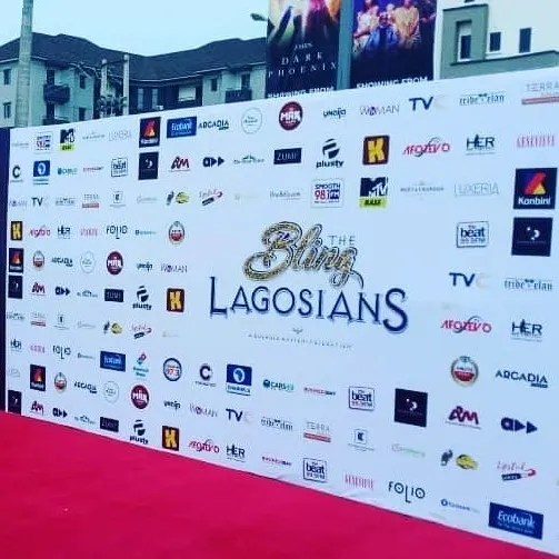 Top high best quality customized branded standard fancy retractable fashionable carpet event backdrop banner design and printing in Lagos, Abuja, Nigeria Africa.