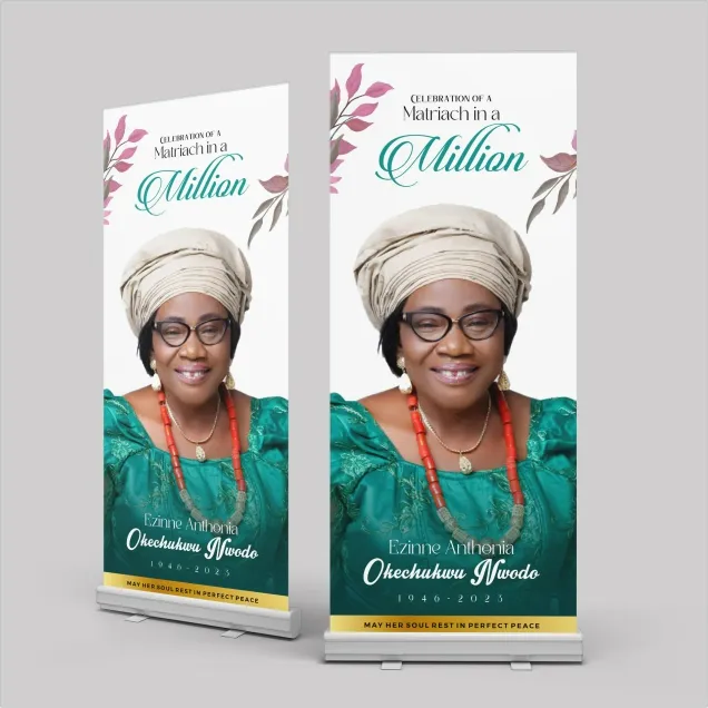 high quality funeral roll up banner burial retractable roll up banner for burial and funeral event parties high quality funeral roll up banner burial retractable roll up banner design and printing in lagos nigeria.