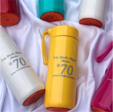Top high best quality customized branded custom water bottle flask design and printing in Lagos, Abuja, Nigeria Africa.