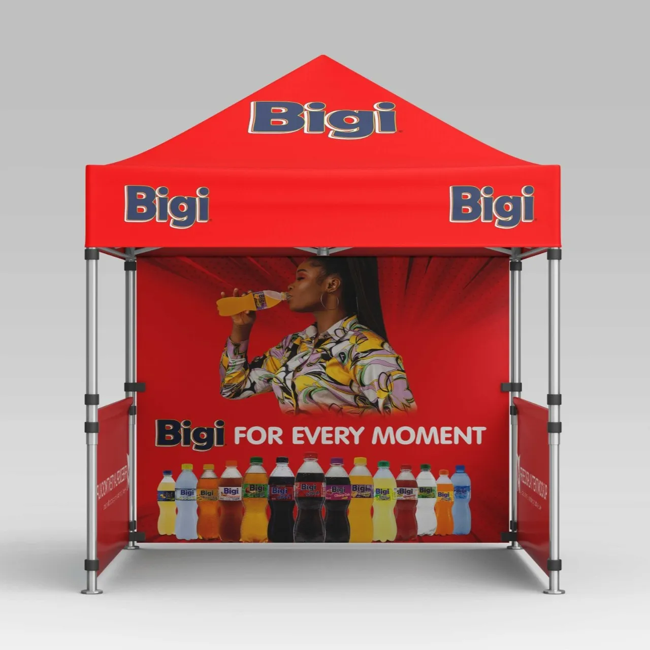 Best high top quality customized branded fashionable retractable gazebo tent craft design and printing in Lagos, Abuja, Nigeria, Africa.