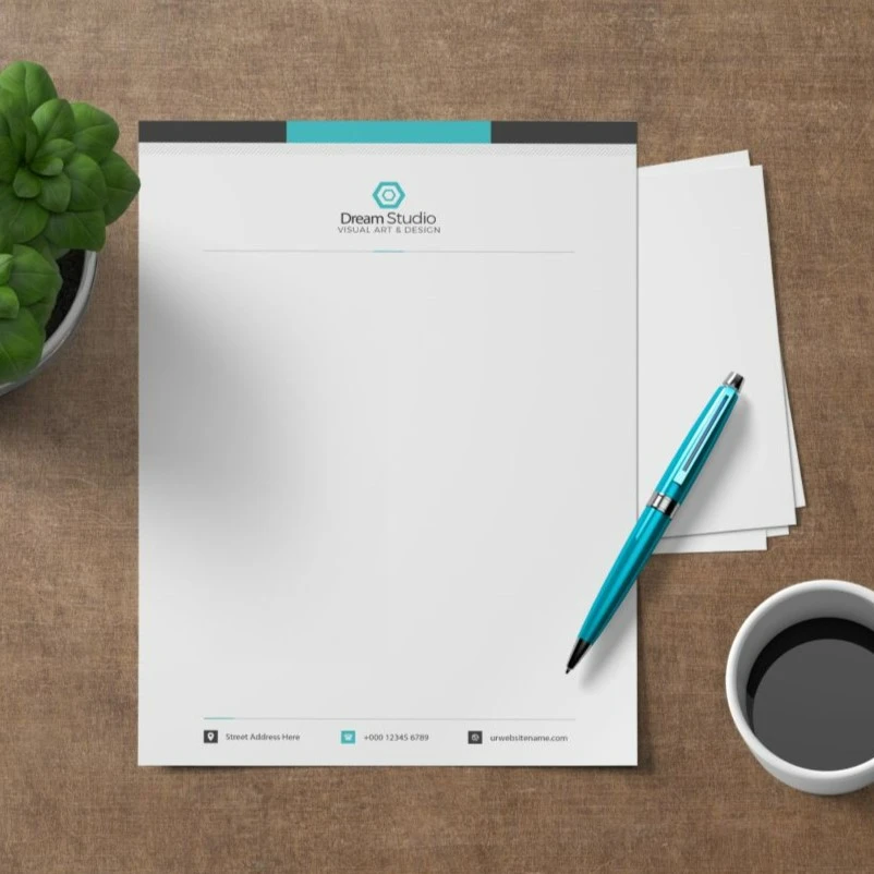 Top high best quality customized branded standard custom letterhead design and printing in Lagos, Abuja, Nigeria Africa.